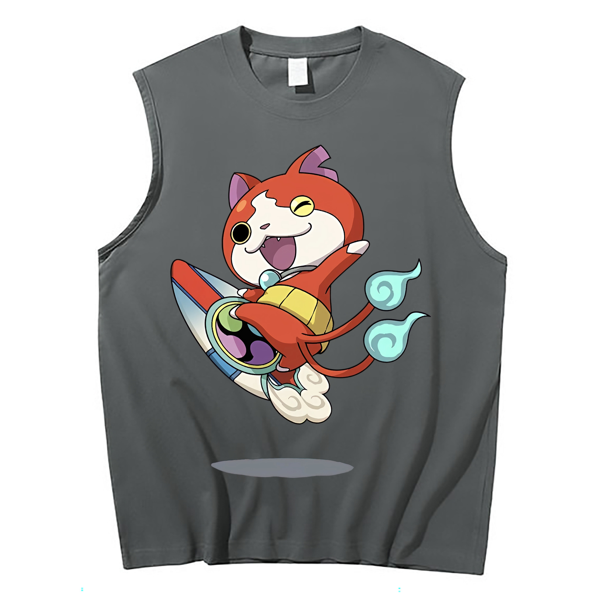 （画像用） 妖怪ウォッチ Yo-kai Watch コットン100％タンクトップ（フロントプリント）